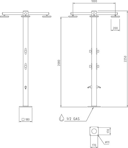 Ombrellone da Giardino dimensioni